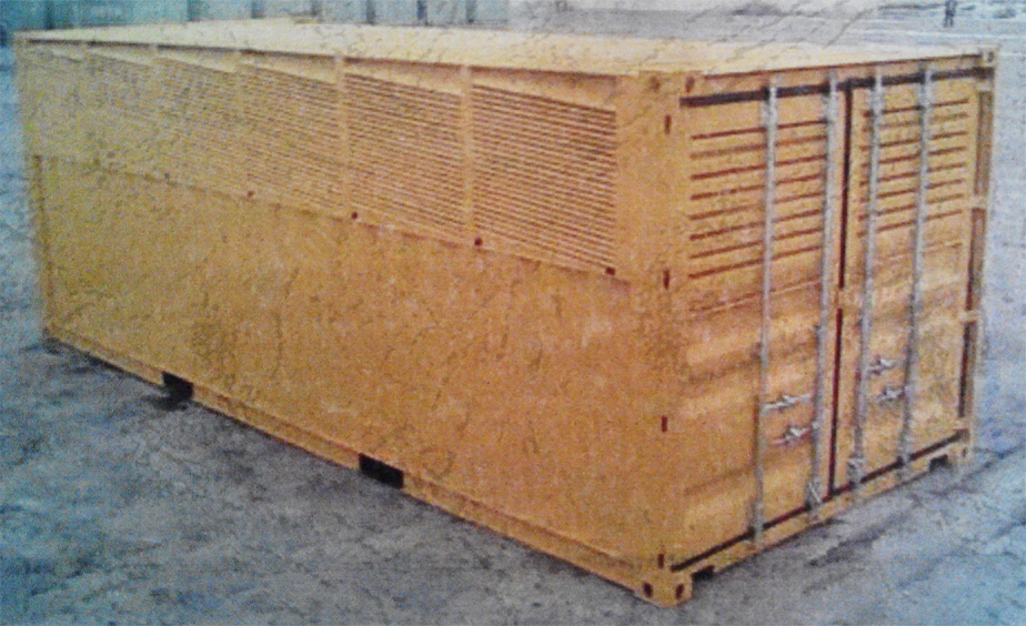 ①大型电石集装箱